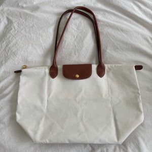 Longchamp Le Pliage Large Tote in White